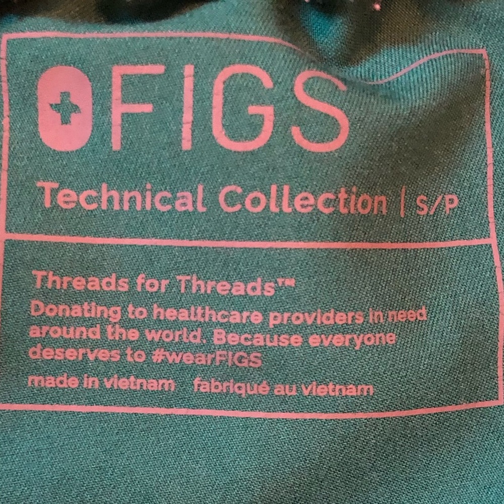 Hunter Green Scrubs - Figs - pants - small